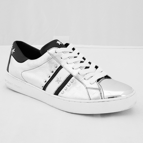 michael kors sneakers womens silver